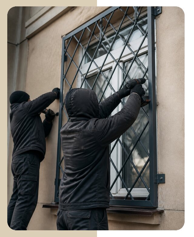 Установка антивандальных решеток на окна в Гудермесе